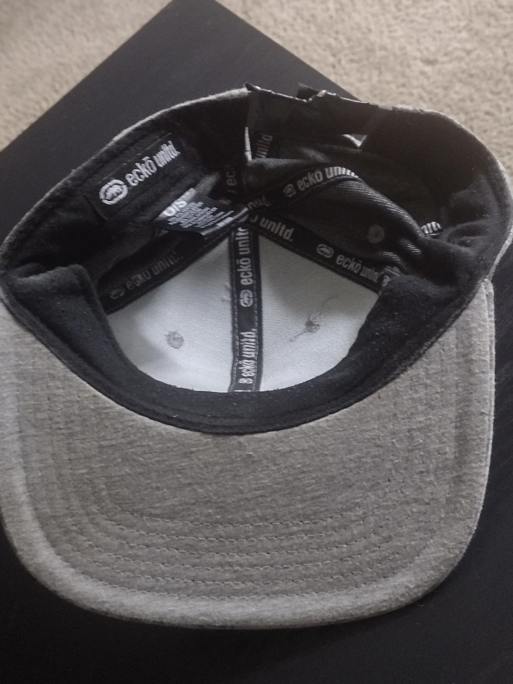 Ecko Unlimited All Over Print Snapback Hat with Raised Rhino Patch... $3